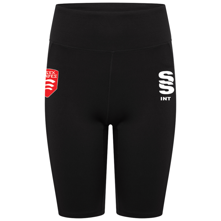 WOMENS DUAL CYCLING SHORT : Black