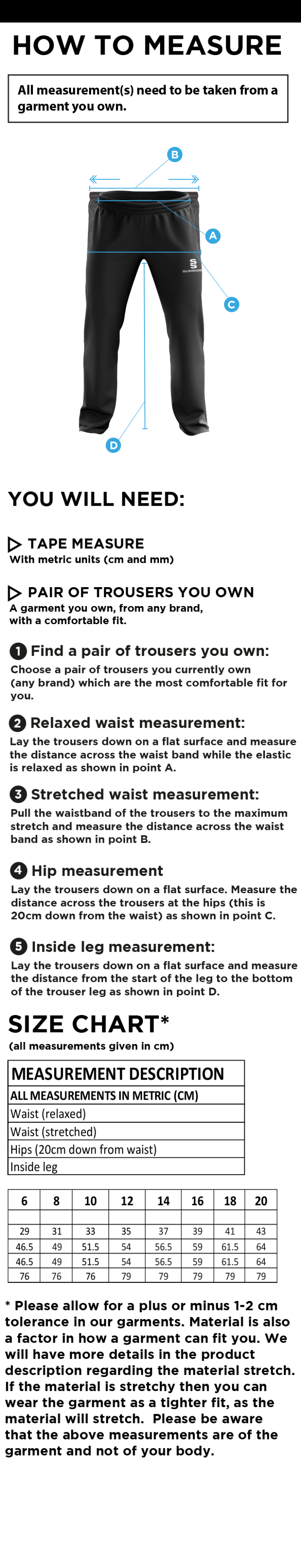Bundle Variant - Women's Dual Poplin Track Pant : Black - Size Guide