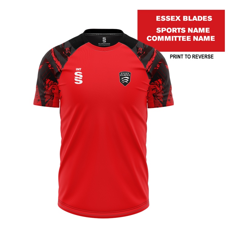 University of Essex - Men's T-Shirt - Red / Black