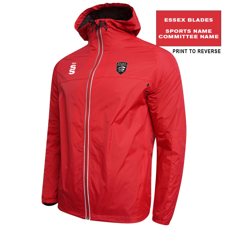 Dual Full Zip Training Jacket : Red