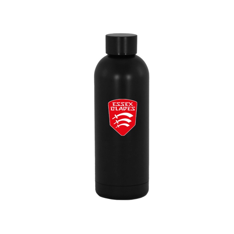 University of Essex - Stainless Steel Bottle - Black - 500ML