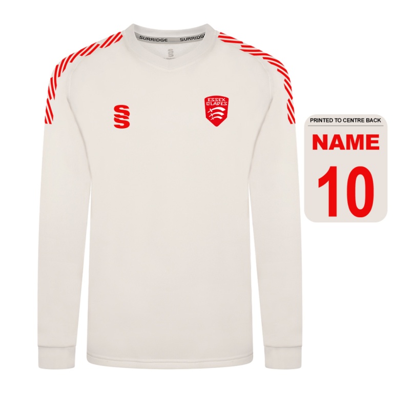 University of Essex - Blast Long Sleeve Cricket Sweater - Unisex Fit
